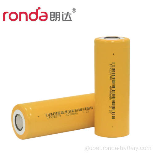 Rechargeable LiFePO4 Battery IFR26700-4000mAh 3.2V Cylindrical LiFePO4 Battery Supplier